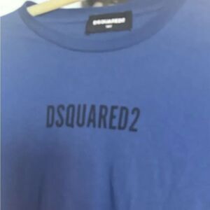 DSquared2 logo tee shirt big novelty tee top y2k designer unisex